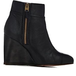 Lanvin Wedge Ankle Boots
